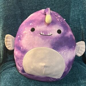 Squishmallows Purple Narwhal Plush